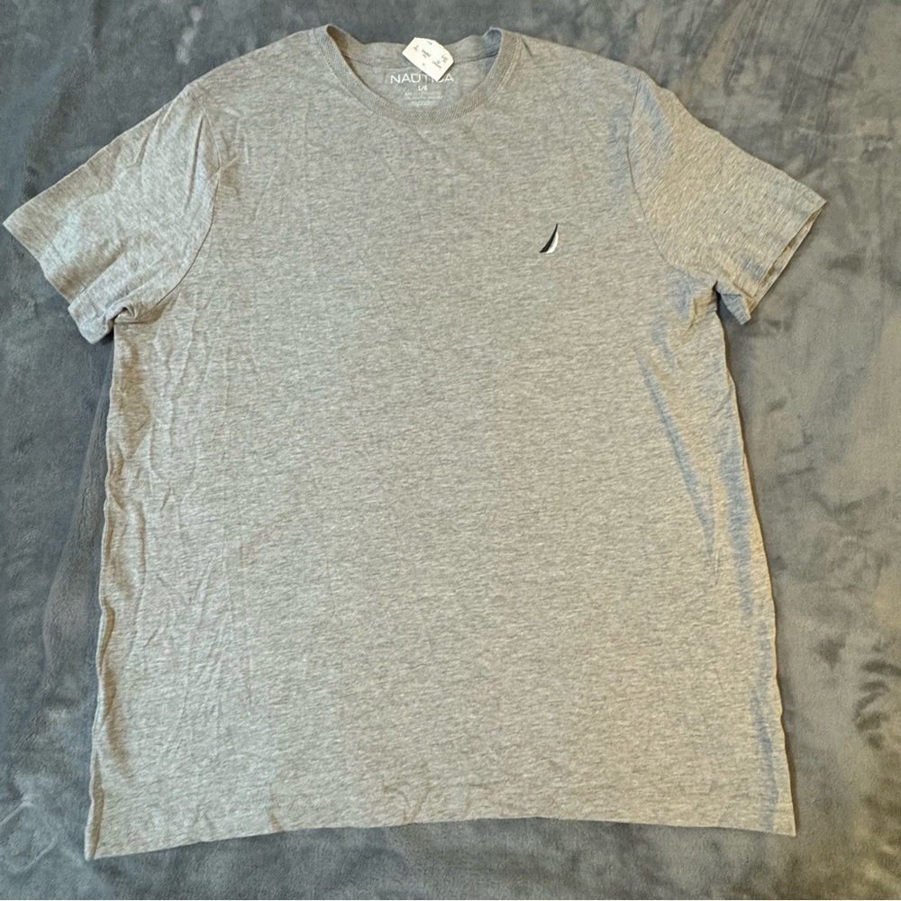 Nautica Men's Heather Gray Short Sleeve Tee

#1375